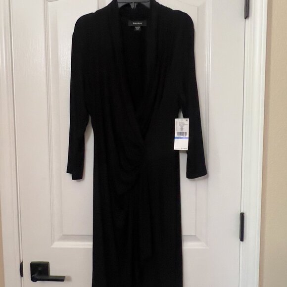 Karen Kane Petite Cascade Wrap Dress XLP - Picture 5 of 5